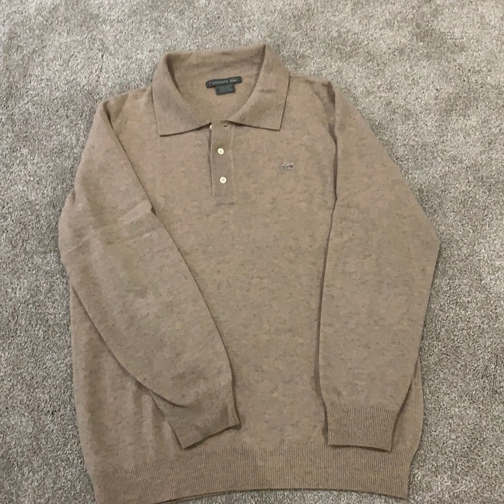 Cashmere men’s Lacoste sweater